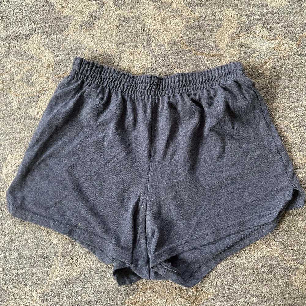 Soffe Gray Athletic Shorts Elastic Waist Lightweight